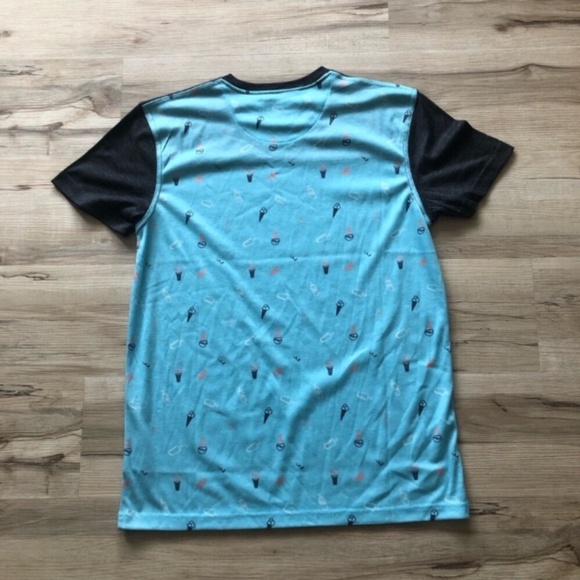 Burnside Baby Blue Ice Cream Short Sleeve Tees Casual Style - Picture 6 of 6